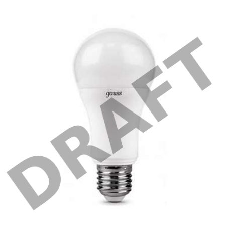Лампа светодиодная GAUSS LD102502112  LED A60 globe 12W E27 2700K