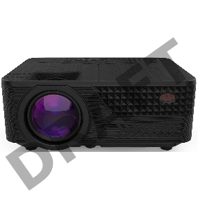 Проектор Hiper Cinema D1 BLACK LCD 3700Lm (1280x720) 2000:1 ресурс лампы:50000часов 2xUSB typeA 1xHDMI 1.01кг