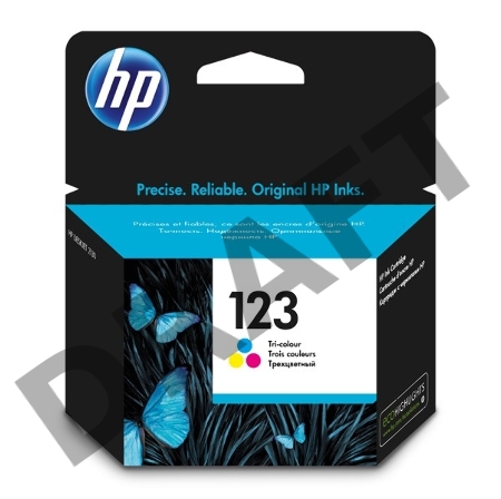 Картридж струйный HP 123 F6V16AE многоцветный, 100 стр., для HP DJ 2130