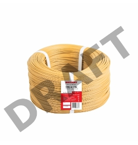 Провод ПГВА REXANT 1х1.00 мм², Cu, желтый, бухта 200 м
