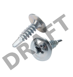 Саморез с прессшайбой ПШС сверло 4,2х16, пакет (1000 шт/уп) KRANZ