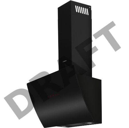 Вытяжка каминная Hansa OKP6545SH черный управление: кнопочное (1 мотор)