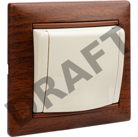 Механизм розетки 1-м СП Valena с защ. крышкой защ. шторки с заземл. сл. кость Leg 774322