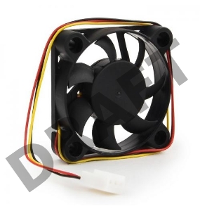 Вентилятор Gembird Вентилятор 50x50x10 подшипник 12V 0,13A 4500 об/мин D50SM-12AS