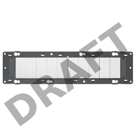 Заглушка 1мод. Mosaic бел. Leg 077070