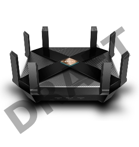 Беспроводный двухдиапазонный маршрутизатор TP-Link Archer AX6000, 5952Мбит/с (5 ГГц до 4804 Мбит/с + 2,4 ГГц: до 1148Мбит/с),  1x WAN 2,5 Гбит/с,  8x LAN 1000 Мбит/с, 1x  USB-A 3.0 + 1x  USB-C 3.0, 8 внешних антенн