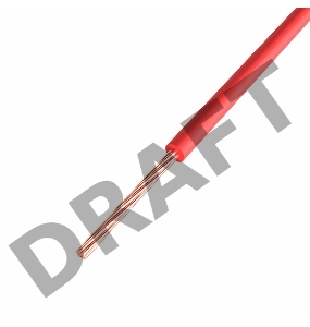 Провод ПГВА REXANT 1х0.50 мм², Cu, красный, бухта 500 м