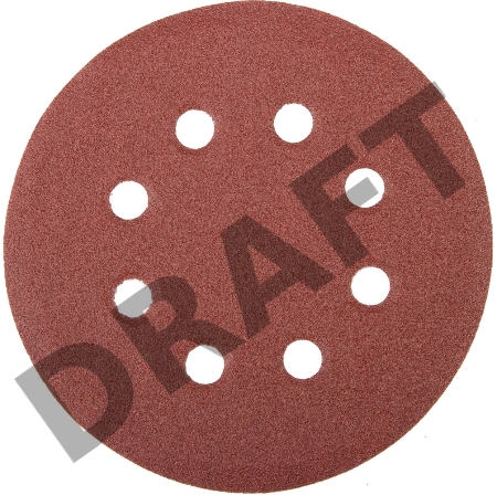 Круг фибровый STAYER MASTER 35452-125-100  8 отверстий велкро P100 125мм 5шт.