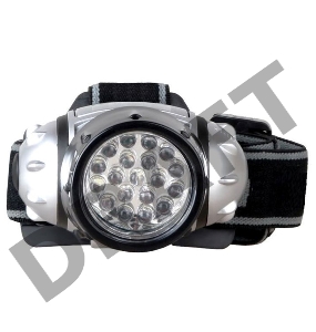 Фонарь ULTRAFLASH LED5353  налобн металлик 19led 4 реж 3xr03 пласт коробка