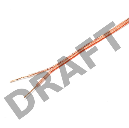 Акустический кабель Cablexpert CC-TC2x0,75-30M, прозрачный,  30 м, бухта