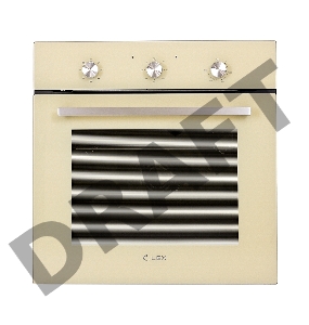 Духовой шкаф Электрический Lex EDM 070 IV слоновая кость, встраиваемый