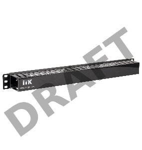 Пластиковый кабельный органайзер с крышкой  ITK 19