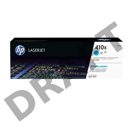 Тонер Картридж HP 410X CF411X голубой для HP LJ Pro M452/M477 (5000стр.)