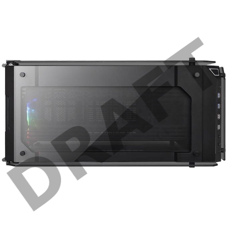 Корпус View 71 TG RGB (870680) CA-1I7-00F1WN-01 /Black/Win/SPCC/Tempered Glass*4/Color Box/Riing 140mm RGB Fan*3