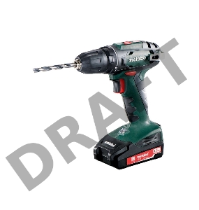 Дрель-шуруповерт METABO BS 18 (602207550)  акк. 2х1.5 Ач LiIon,патрон 10мм,SC60