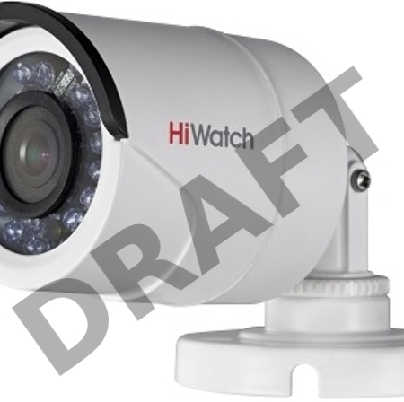 Камера видеонаблюдения аналоговая HiWatch DS-T200 (B) 3.6-3.6мм HD-CVI HD-TVI цветная корп.:белый (DS-T200 (B) (3.6 MM))