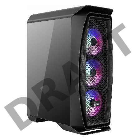 Компьютер  IRU Game 510B5GMA miditower i5 11400F (2.6) 16Gb SSD1Tb RTX3060 12Gb Free DOS GbitEth 650W черный