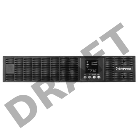Источник бесперебойного питания Online CyberPower OLS1000ERT2U 1000VA/900W USB/RS-232/EPO/SNMPslot/RJ11/45/ВБМ (6 IEC С13)