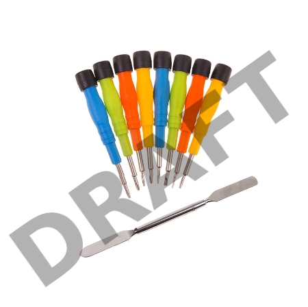 Набор для точечных работ 9 предметов в пластиковом боксе REXANT