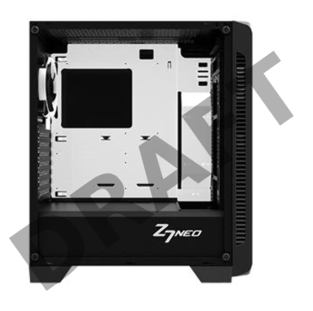 Корпус ZALMAN Z7 NEO, без БП, большое боковое окно, черный, ATX