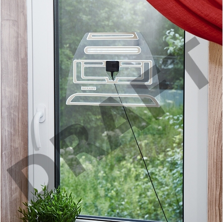 Антенна комнатная «Активная» с USB питанием, для цифрового телевидения DVB-T2, Ag-703 REXANT