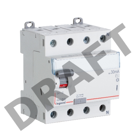 Выключатель диф. тока 4п 25А 30мА тип AC DX3 Leg 411702