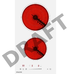 Электрическая варочная поверхность  GRAUDE EK 30.0 W, шт