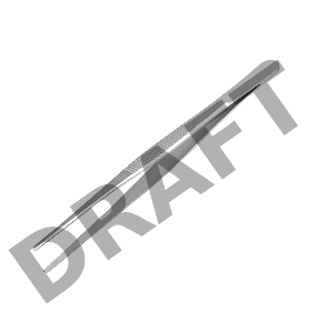 Пинцет прямой, рифленый 155 мм ПРОФИ