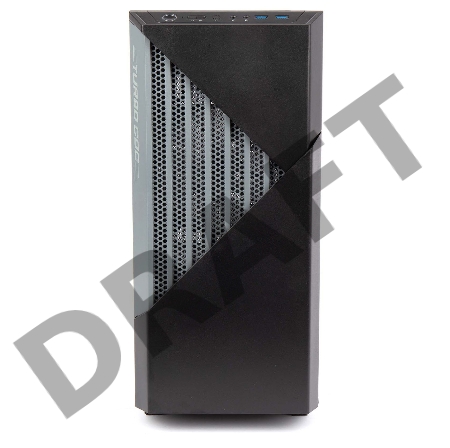 Корпус Hiper CC BG черный без БП ATX 2x120mm 1x140mm 2xUSB3.0 audio bott PSU