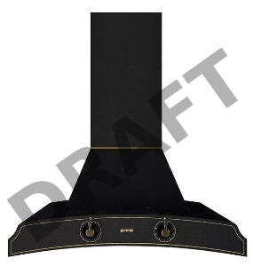 Вытяжка каминная Gorenje Classico DK63MCLB черный управление: тактовое (1 мотор)