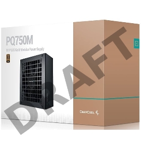 Блок питания Deepcool ATX 750W PQ750M 80+ gold (20+4pin) APFC 140mm fan 4xSATA RTL
