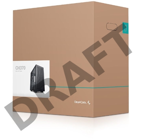 Корпус Deepcool CH370 черный без БП mATX 1x120mm 1xUSB2.0 1xUSB3.0 audio bott PSU