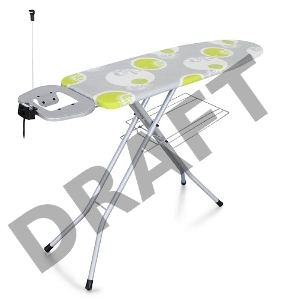 Доска гладильная DOGRULAR КАПИТОЛ ГРИ серый, чехол с тефлоновым покрытием (в уп. 2 шт)