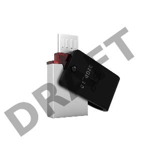 Флэш Диск 8Gb Silicon Power Mobile X31 OTG, USB 3.0/MicroUSB, Черный