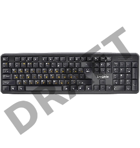 Клавиатура ExeGate EX263906RUS LY-331L, <USB, шнур 2м, черная,  104кл, Enter большой>, Color box