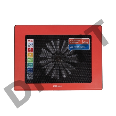 Подставка для ноутбука STM IP25 Red STM Laptop Cooling IP25 Red (17,3