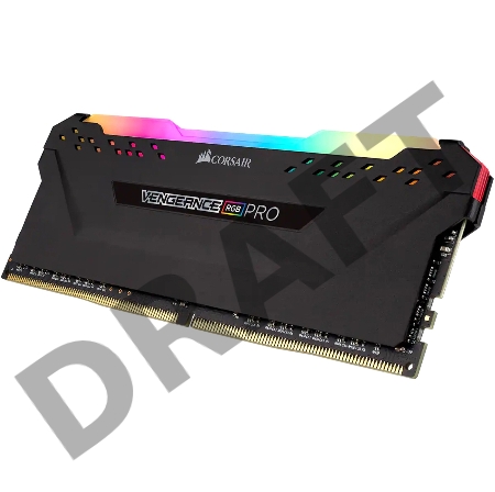 Память оперативная Corsair DDR4, 3600MHz 32GB 4x8GB DIMM, Unbuffered, 18-22-22-42, XMP 2.0, VENGEANCE RGB PRO Heatspreader, RGB LED, 1.35V