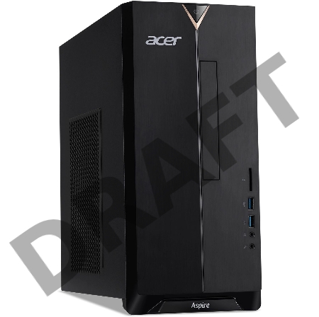 Компьютер  Acer Aspire TC-391 MT Ryzen 7 4700G (3.6) 8Gb 1Tb SSD512Gb GTX1650 4Gb CR noOS GbitEth 180W черный