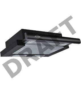 Вытяжка встраиваемая Elikor Интегра 50П-400-В2Л черный управление: кнопочное (1 мотор)