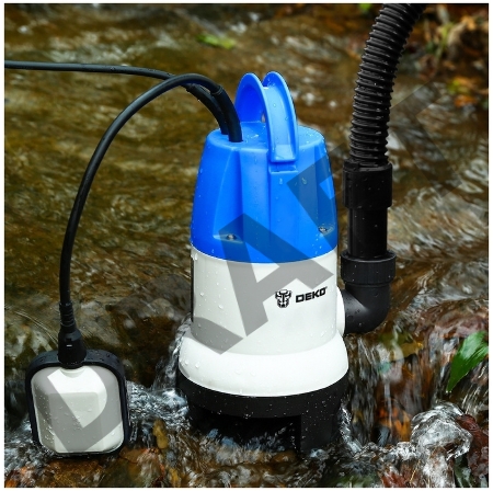 Насос садовый дренажный Deko DWP-900P 900Вт 14000л/час (076-0516)