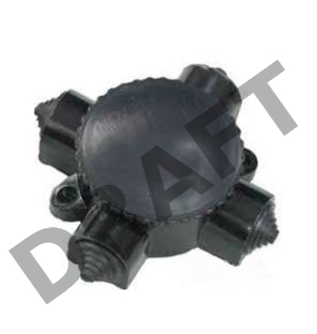 Коробка распр. ОП КЭМ1-10-4Б d75х53 4-рожков. карбол