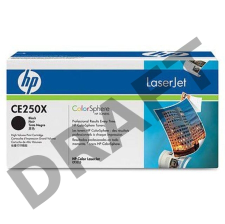 Тонер-картридж HP CE250X черный для CLJ CM3530/CP3525 10500стр.