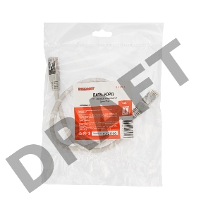 Rexant Пaтч-корд F/UTP, категория 6, RJ45-RJ45, экранированный, PVC серый, 0,5м