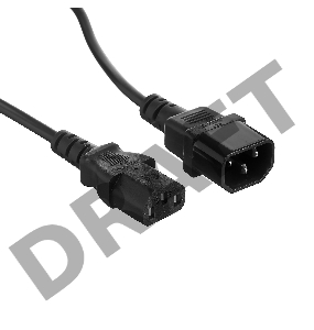 Кабель монитор-компьютер (UPS->уст-во) ExeGate Special EC-3S (С13->С14) 3*0.5, CCA, 3м