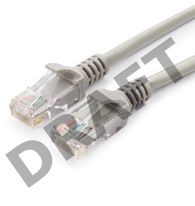 Патч-корд медный UTP Cablexpert PP10-10M кат.5, 10м, литой, многожильный (серый)