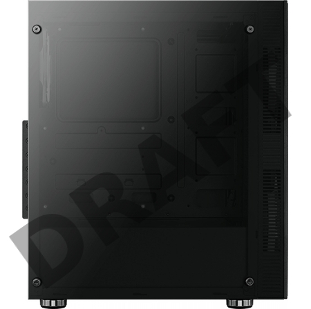 Корпус Aerocool Python (3xUSB, 2xAudio, 0.5 мм,2x200 мм FAN, прозрачная стенка-закаленное стекло, ATX, без БП)