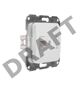DEA Розетка Компьютер RJ45 с/у мех. Бел KRANZ 