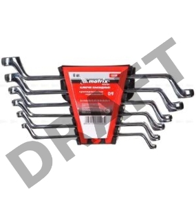 Набор накидных ключей MATRIX 15336 (6 - 17 мм)  6 шт.