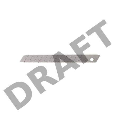 Лезвия для канцелярского ножа OLFA OL-AB-50B  9мм, 50 шт. в боксе