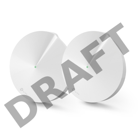 Роутер беспроводной TP-Link Deco M9 Plus (DECO M9 PLUS(2-PACK)) AC2200 10/100/1000BASE-TX белый (упак.:2шт)